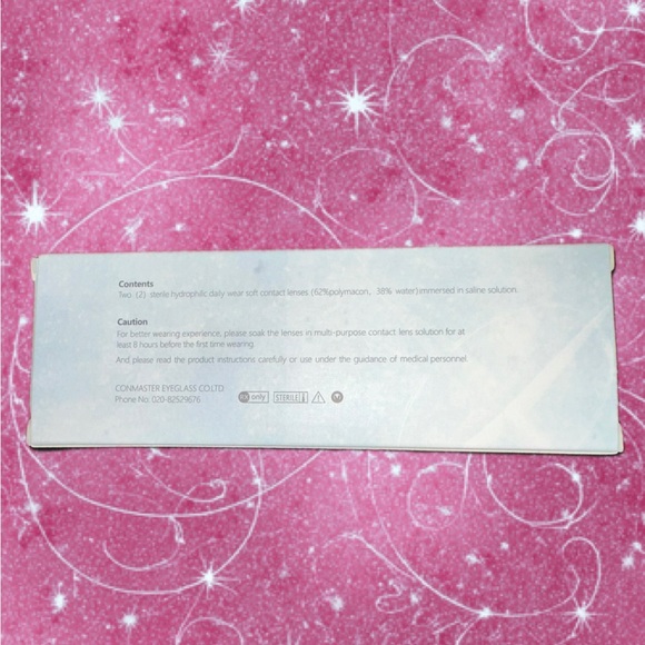 Glegow 10 Pairs Pink Contacts Lenses Brighten Dark Eyes Add Dimension and Shine - Picture 5 of 11